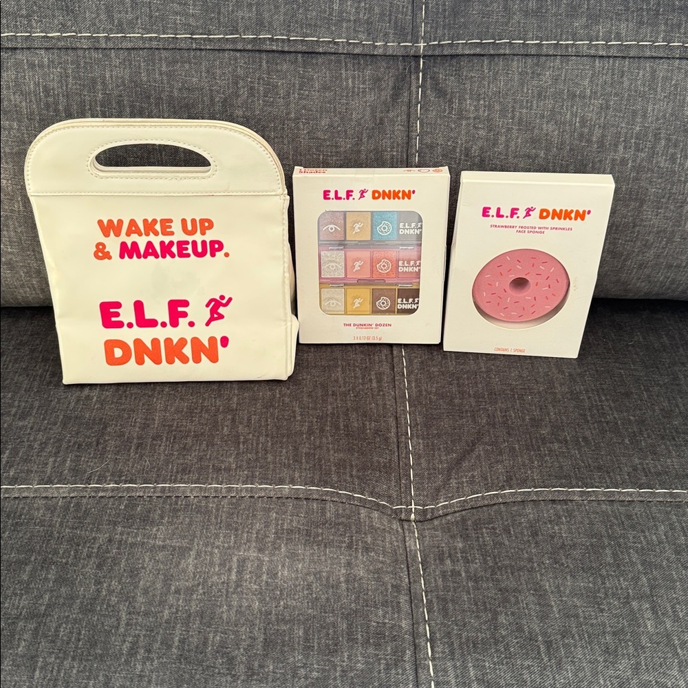 ELF DNKN' Makeup Set with Pink and Cream Accents